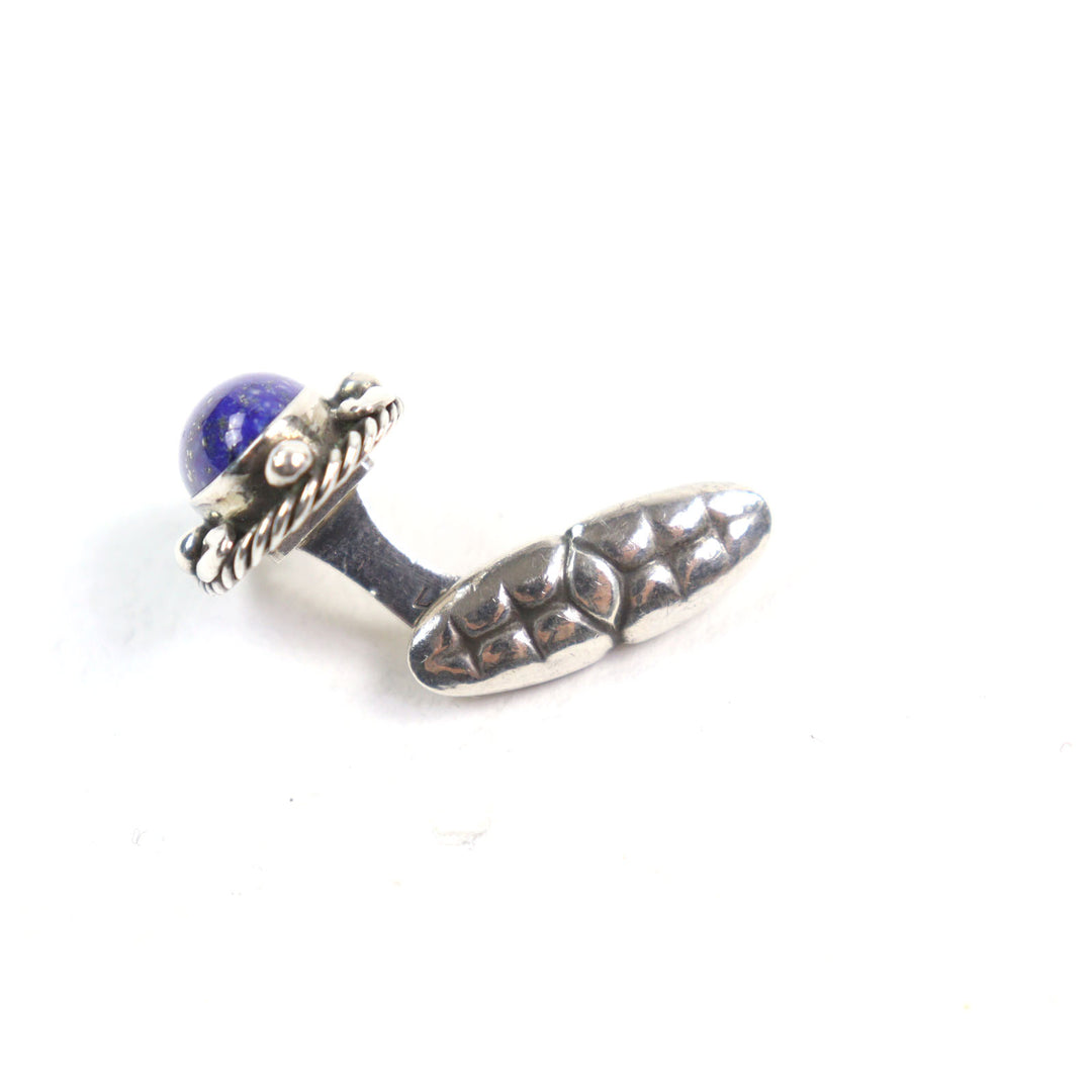 Very Good Georg Jensen Cufflinks cufflinks Silver blue 925 lapis lazuli men