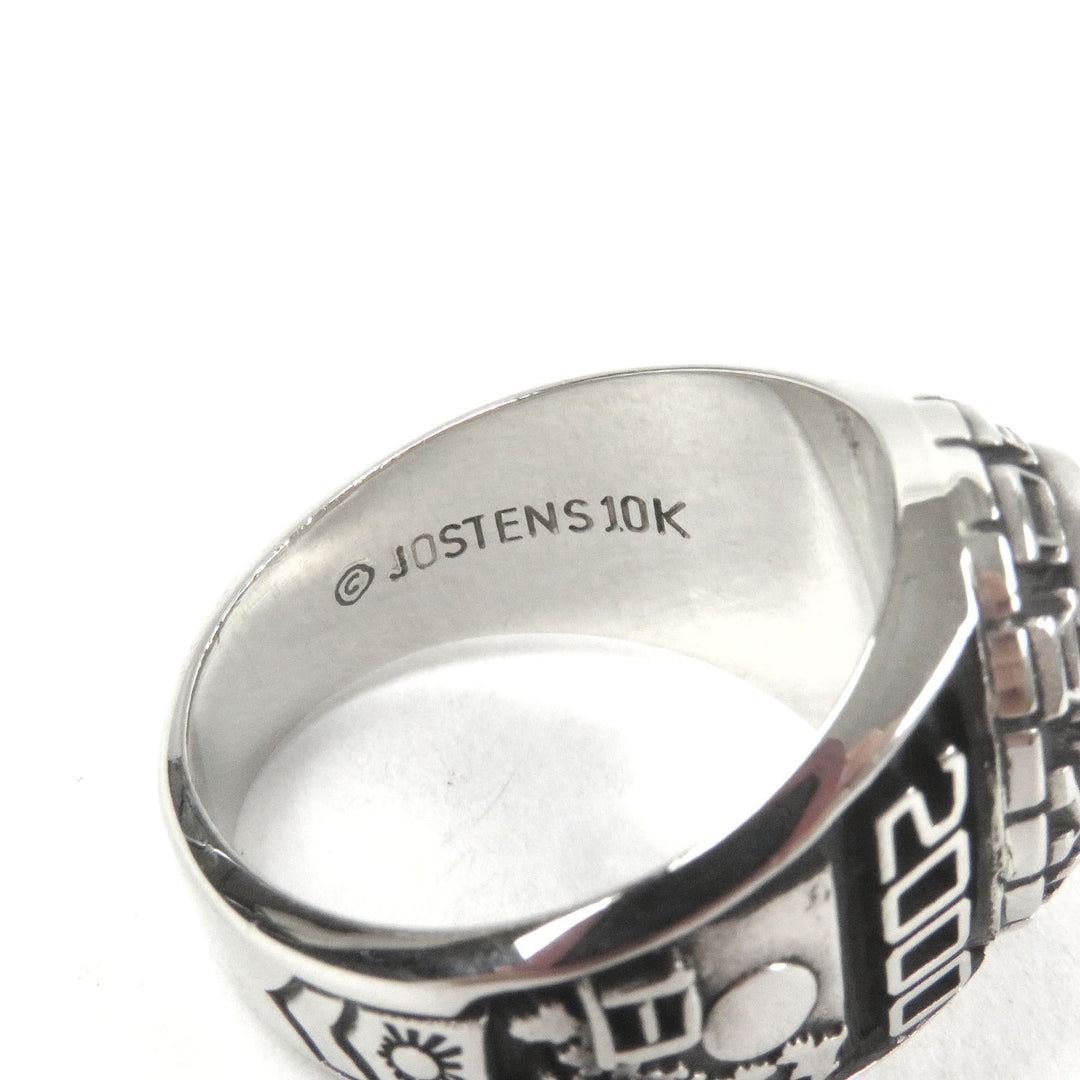 Excellent JOSTENS Ring 2000 Japan RASHI Accessories Silver Purple Stone SV925 mens