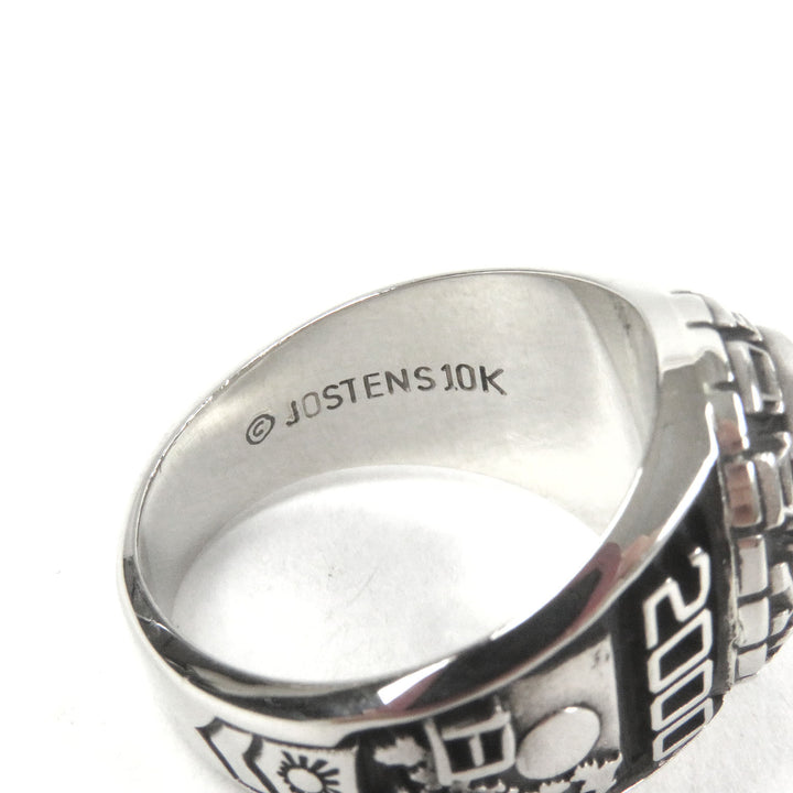 Excellent JOSTENS Ring 2000 Japan RASHI Accessories Silver Purple Stone SV925 mens