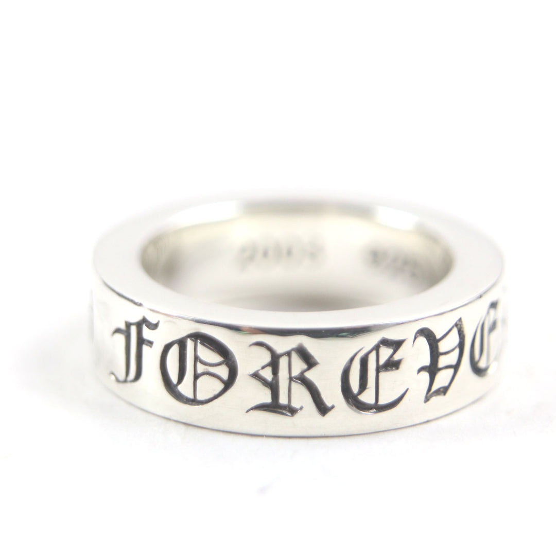 Excellent CHROME HEARTS Ring Spacer Ring Forever 0.2"""" Silver 925 mens
