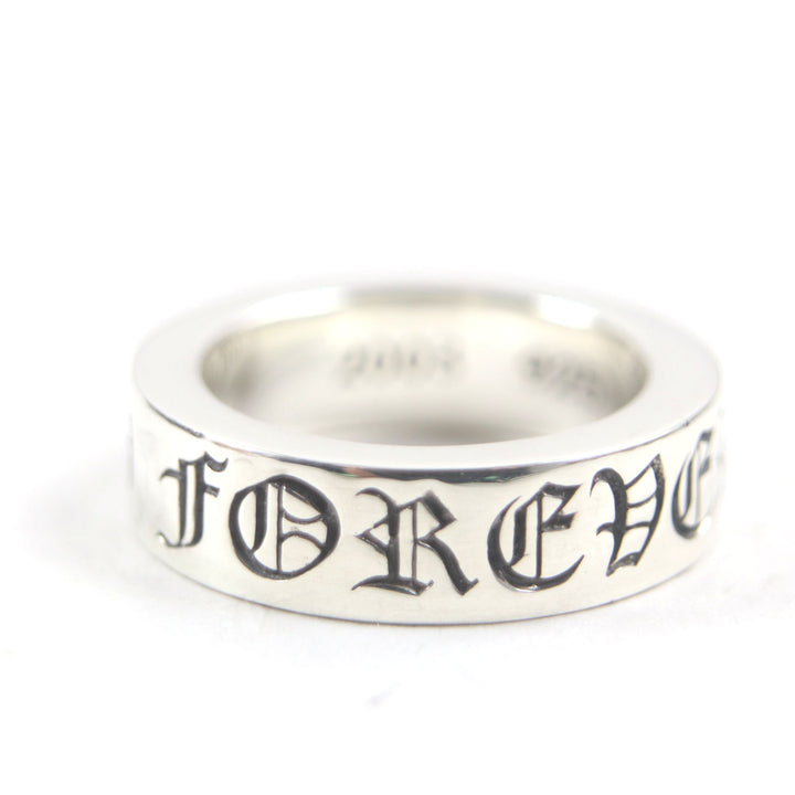 Excellent CHROME HEARTS Ring Spacer Ring Forever 0.2"""" Silver 925 mens