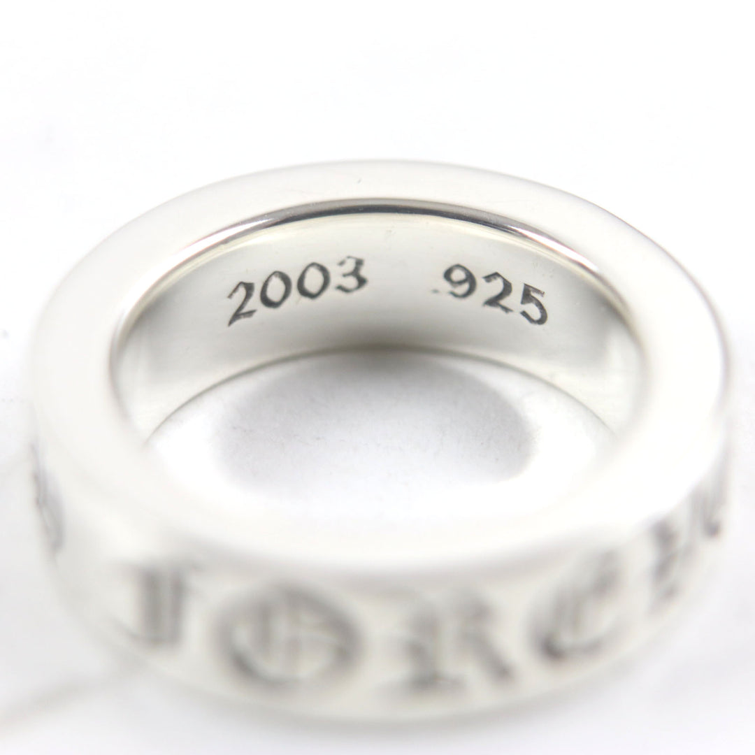 Excellent CHROME HEARTS Ring Spacer Ring Forever 0.2"""" Silver 925 mens