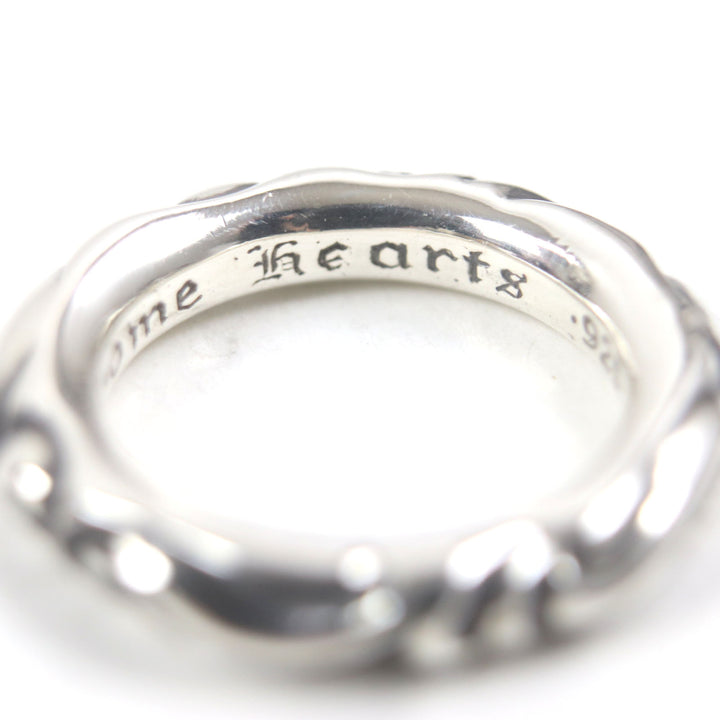 Excellent CHROME HEARTS Ring Scroll banding Silver 925 mens