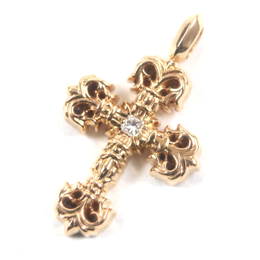 Great CHROME HEARTS Pendant top tiny filigree gold 22K mens