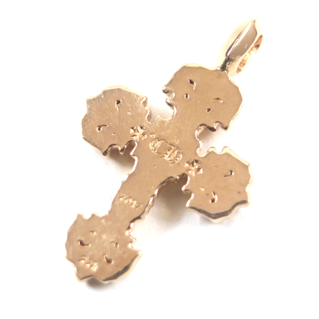 Great CHROME HEARTS Pendant top tiny filigree gold 22K mens