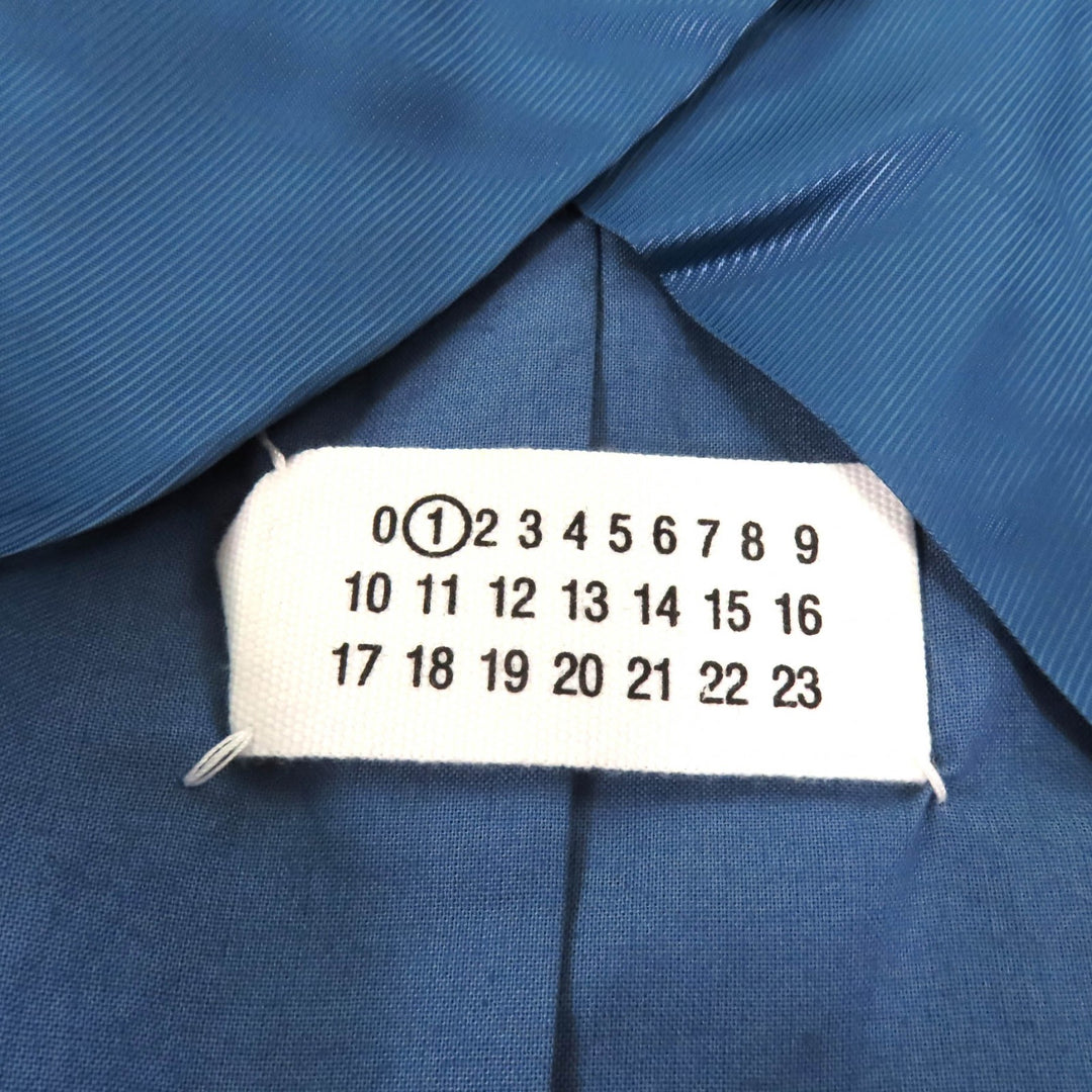 Pristine Maison Margiela 1 Double breasted jacket blue wool Women 38 S51AM0215
