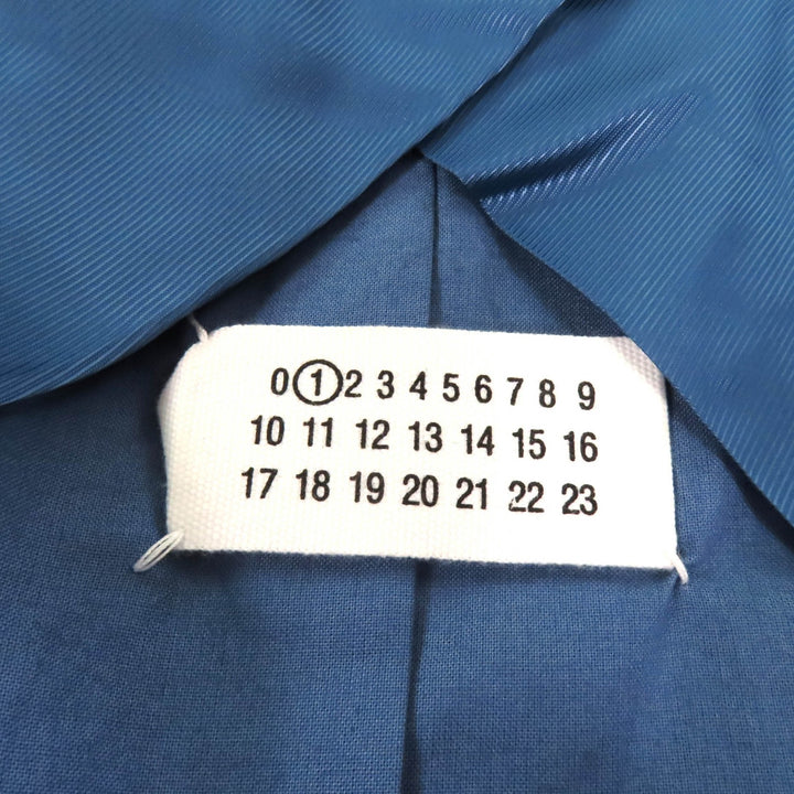 Pristine Maison Margiela 1 Double breasted jacket blue wool Women 38 S51AM0215