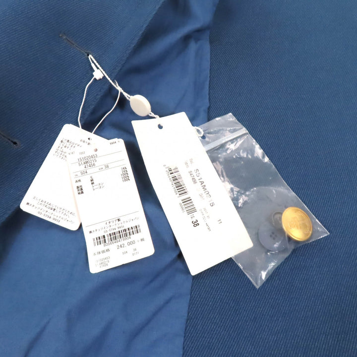 Pristine Maison Margiela 1 Double breasted jacket blue wool Women 38 S51AM0215