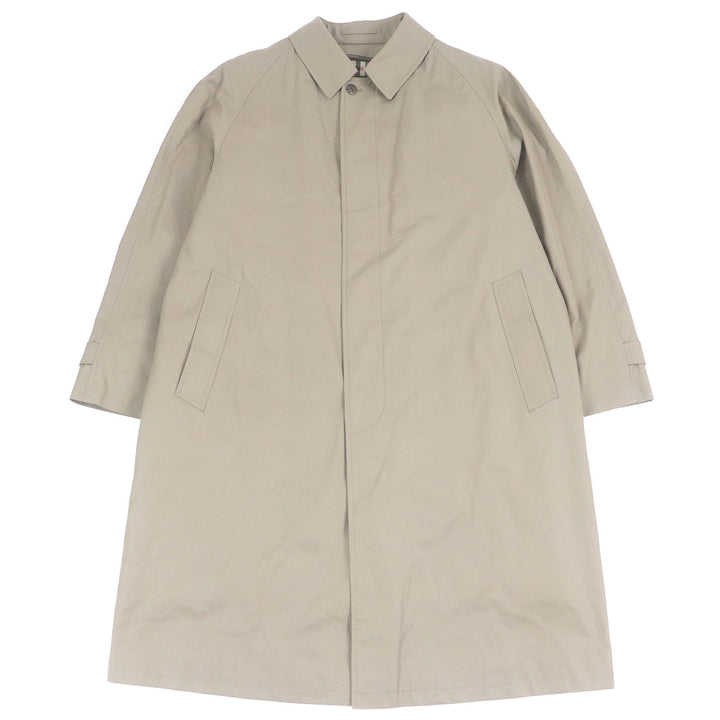 Very Good BURBERRY LONDON coat Nova check lining with quilted liner beige cotton mens
