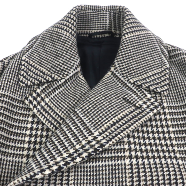 Excellent HERMES coat Brown wool mens 46