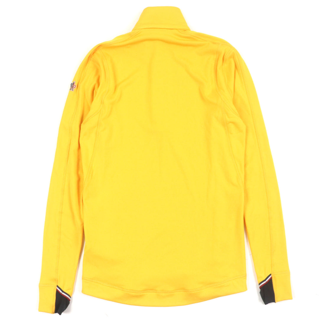 Excellent MONCLER GRENOBLE tops MAGLIA POLARTEC Half Zip Long Sleeve yellow M