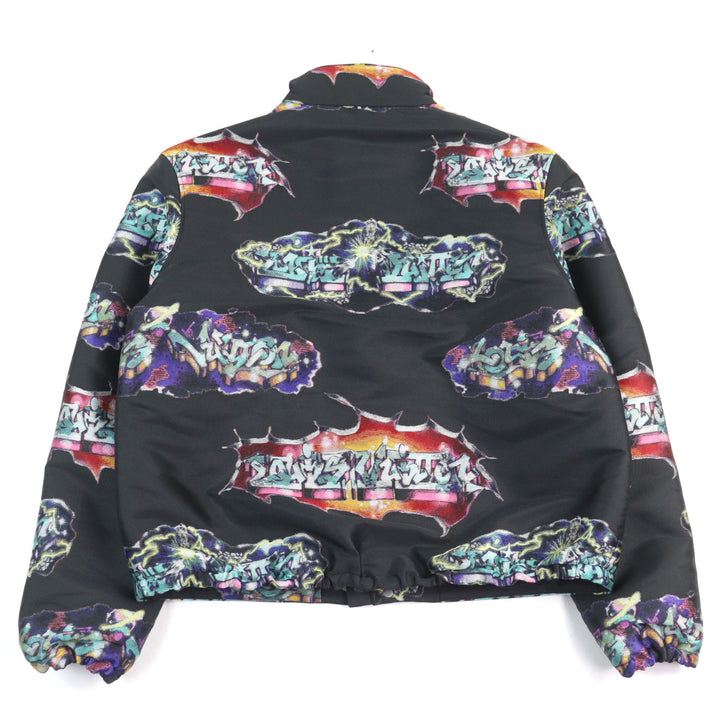 LOUIS VUITTON Blouson LV Graffiti Embellished Stand Collar men 48 HNB22W