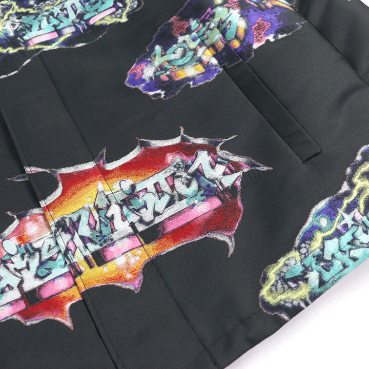 LOUIS VUITTON Blouson LV Graffiti Embellished Stand Collar men 48 HNB22W