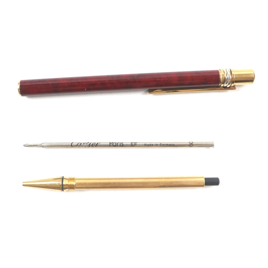 Very Good Cartier Ballpoint pen Trinity Red gold ー mens