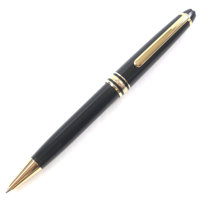 Great MONTBLANC Ballpoint pen Meisterstck Classic Pix Black gold ー mens