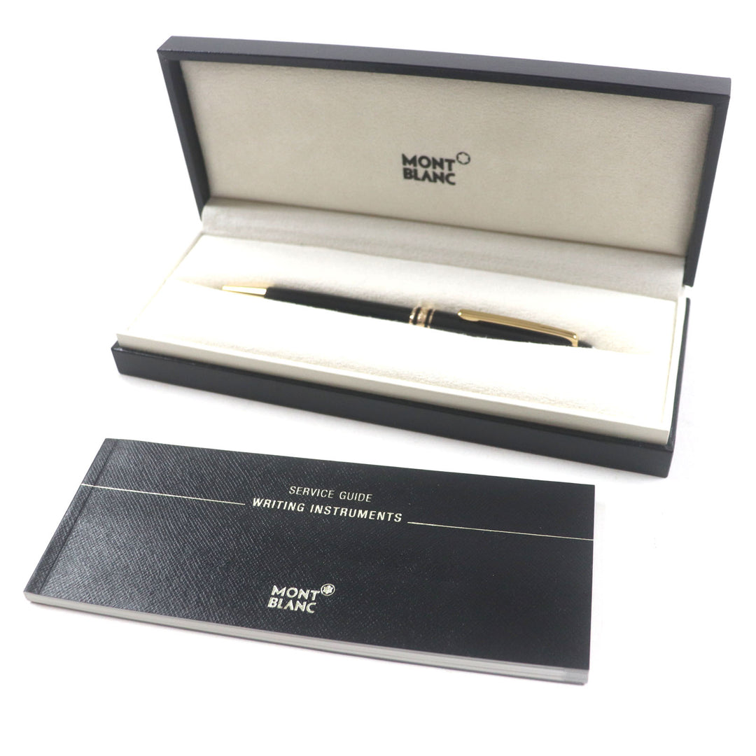 Great MONTBLANC Ballpoint pen Meisterstck Classic Pix Black gold ー mens