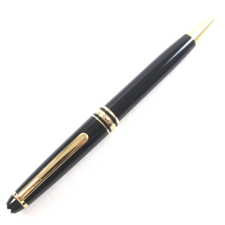 Great MONTBLANC Ballpoint pen Meisterstck Classic Pix Black gold ー mens