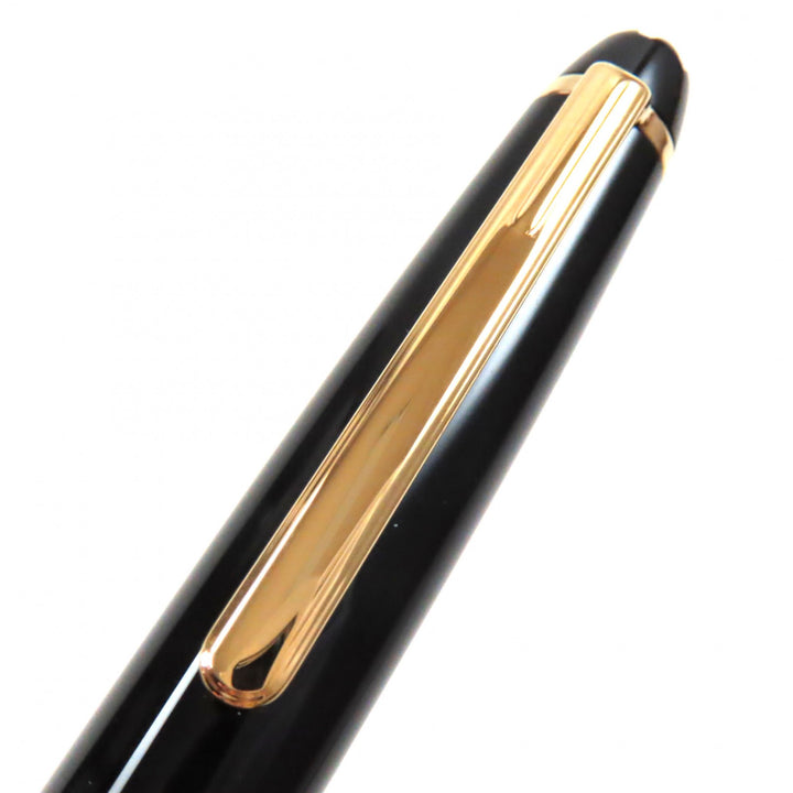 Great MONTBLANC Ballpoint pen Meisterstck Classic Pix Black gold ー mens
