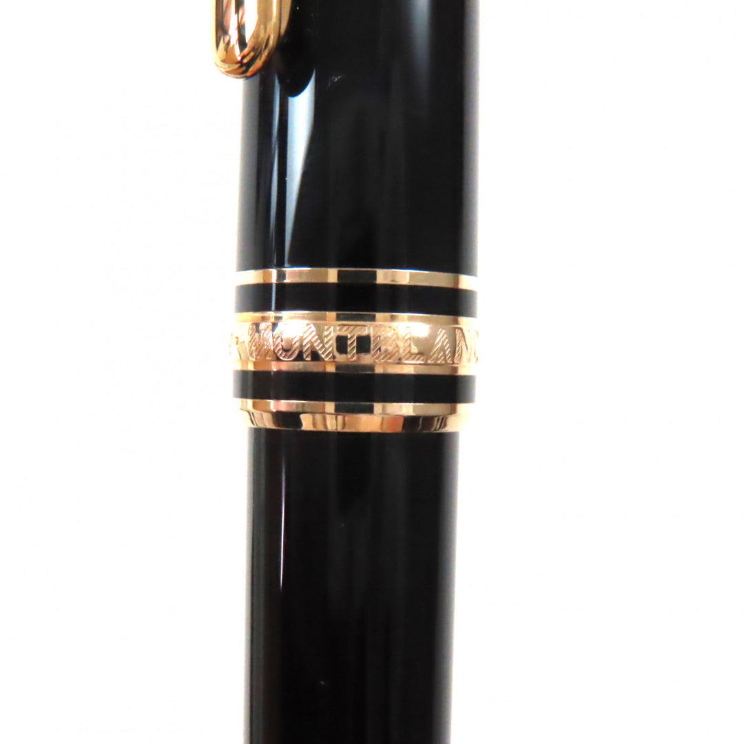 Great MONTBLANC Ballpoint pen Meisterstck Classic Pix Black gold ー mens