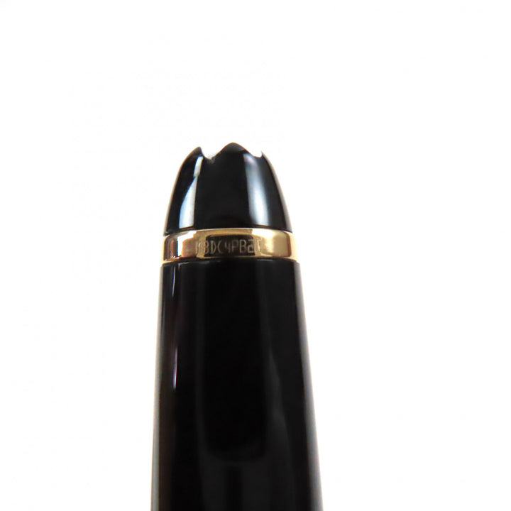 Great MONTBLANC Ballpoint pen Meisterstck Classic Pix Black gold ー mens