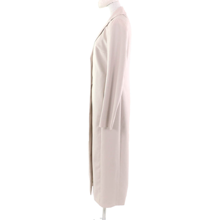 Excellent THE ROW coat Long length virgin wool pink beige wool Women 2 M130