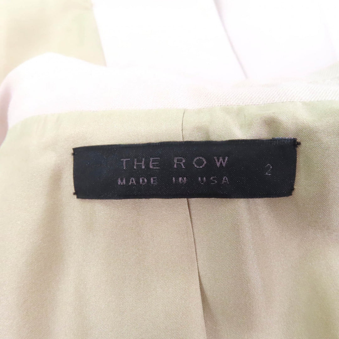 Excellent THE ROW coat Long length virgin wool pink beige wool Women 2 M130