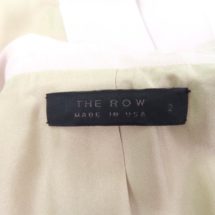 Excellent THE ROW coat Long length virgin wool pink beige wool Women 2 M130