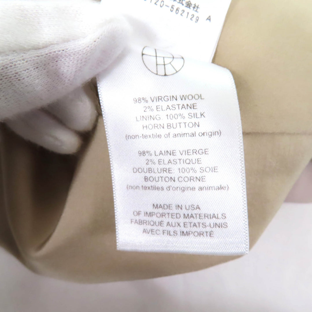 Excellent THE ROW coat Long length virgin wool pink beige wool Women 2 M130