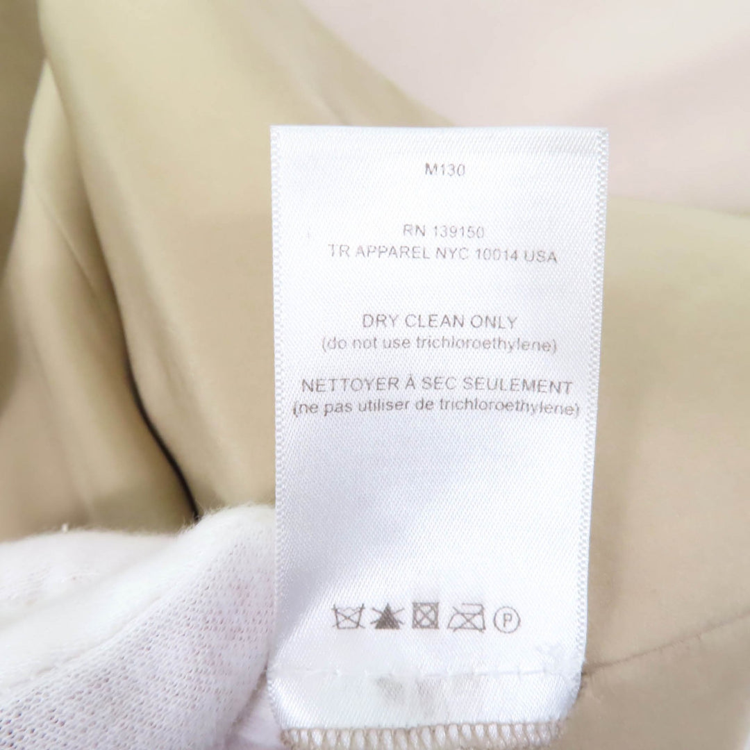 Excellent THE ROW coat Long length virgin wool pink beige wool Women 2 M130