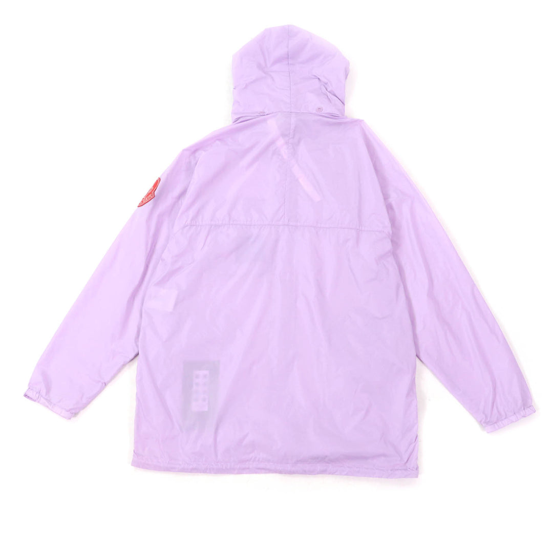 Pristine MONCLER GENIUS 2 Nylon jacket CHAHED Logo patch ZIP UP purple mens 1