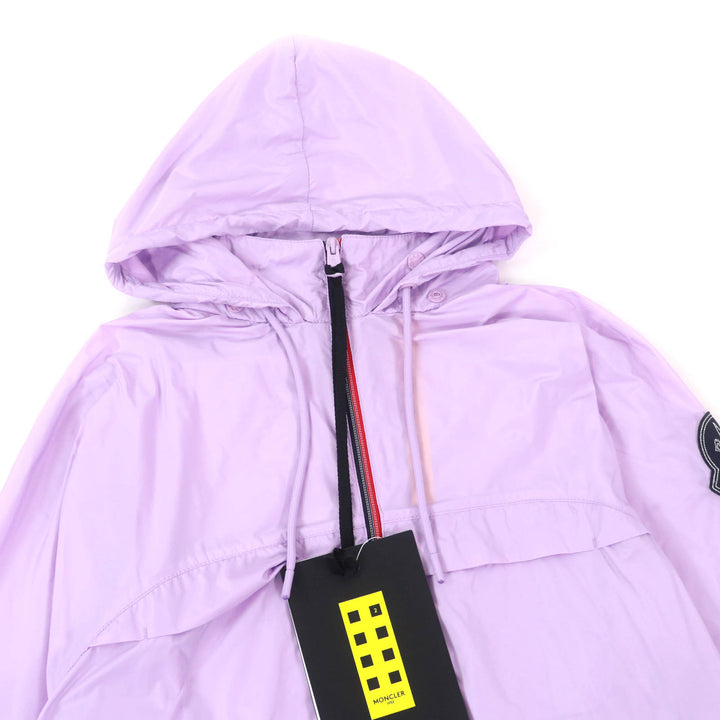 Pristine MONCLER GENIUS 2 Nylon jacket CHAHED Logo patch ZIP UP purple mens 1