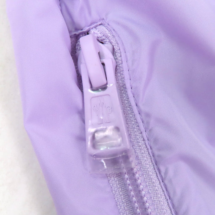 Pristine MONCLER GENIUS 2 Nylon jacket CHAHED Logo patch ZIP UP purple mens 1