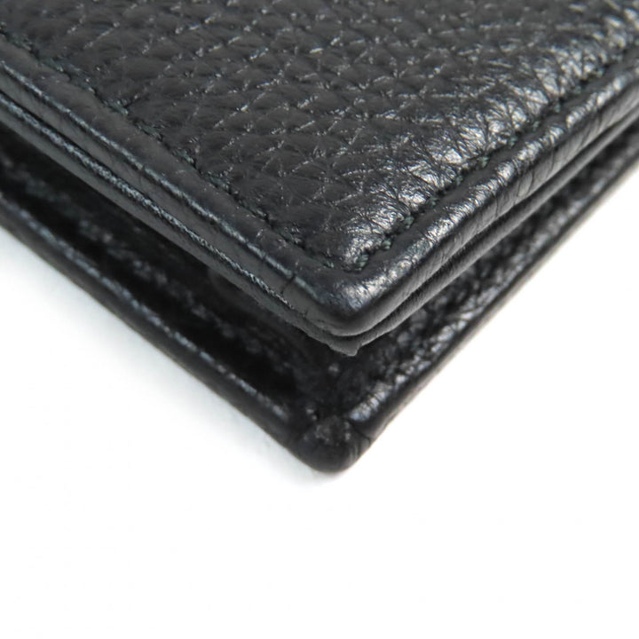 Great BVLGARI Purse Oct OCTO Logo embossed bifold wallet long wallet leather 280922