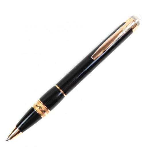 Very Good MONTBLANC Ballpoint pen Starwalker Black gold ー mens
