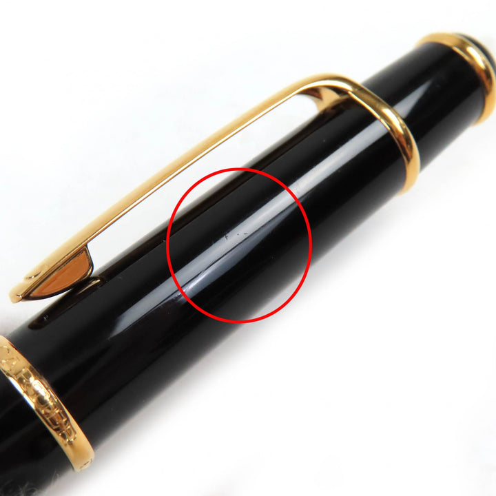 Great Cartier Ballpoint pen Diaboro de Cartier Blue Gemstone Twisted Black gold