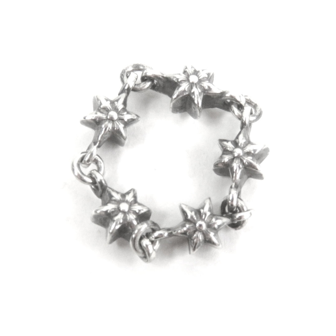 Excellent CHROME HEARTS Ring Tiny Star Silver SV925 mens