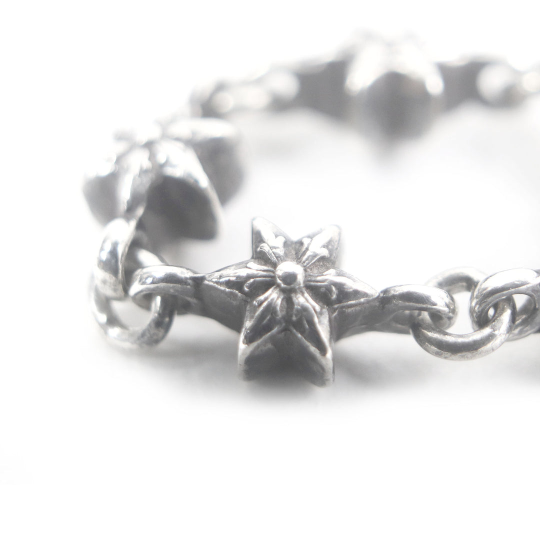Excellent CHROME HEARTS Ring Tiny Star Silver SV925 mens