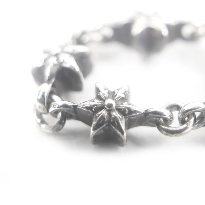 Excellent CHROME HEARTS Ring Tiny Star Silver SV925 mens