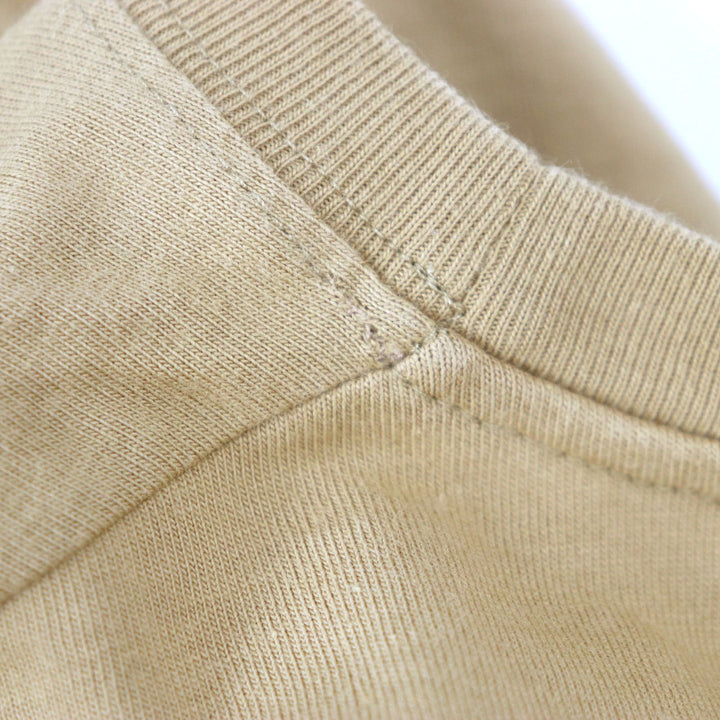 Great GUCCI Short sleeve T-shirt Brown cotton mens XS 771758