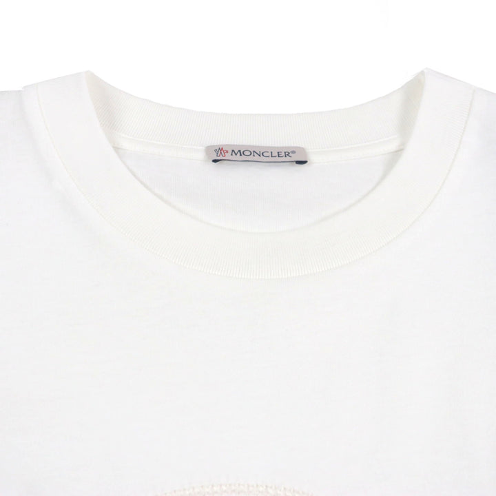 Pristine MONCLER Short sleeve T-shirt white cotton mens M