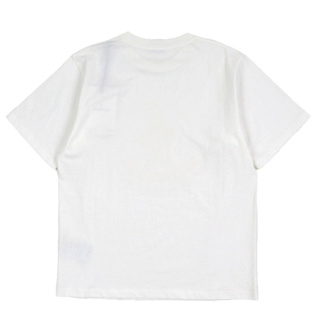 Pristine MONCLER Short sleeve T-shirt white cotton mens M