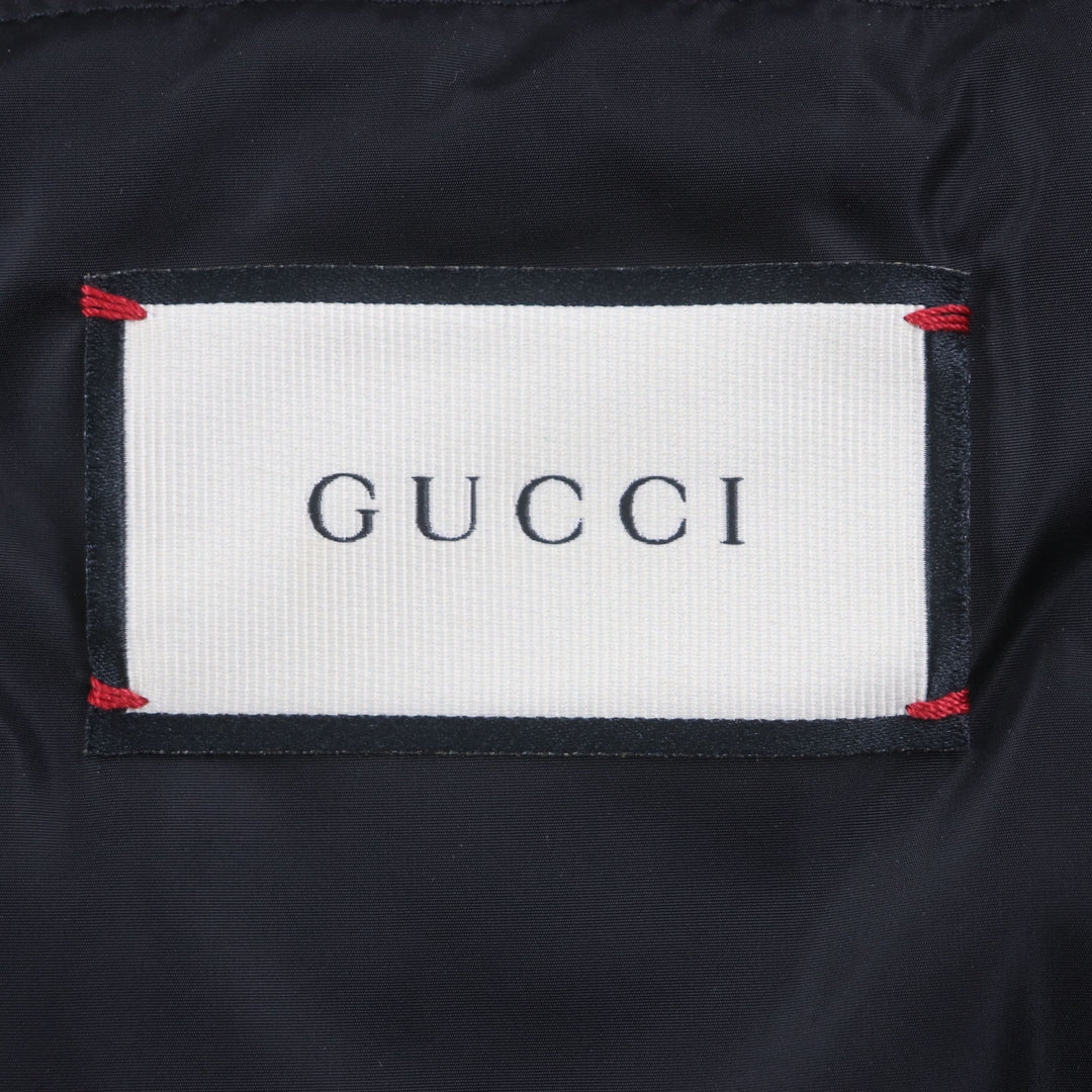 Great GUCCI mountain hoodie green bordeaux Nylon mens 46 590746