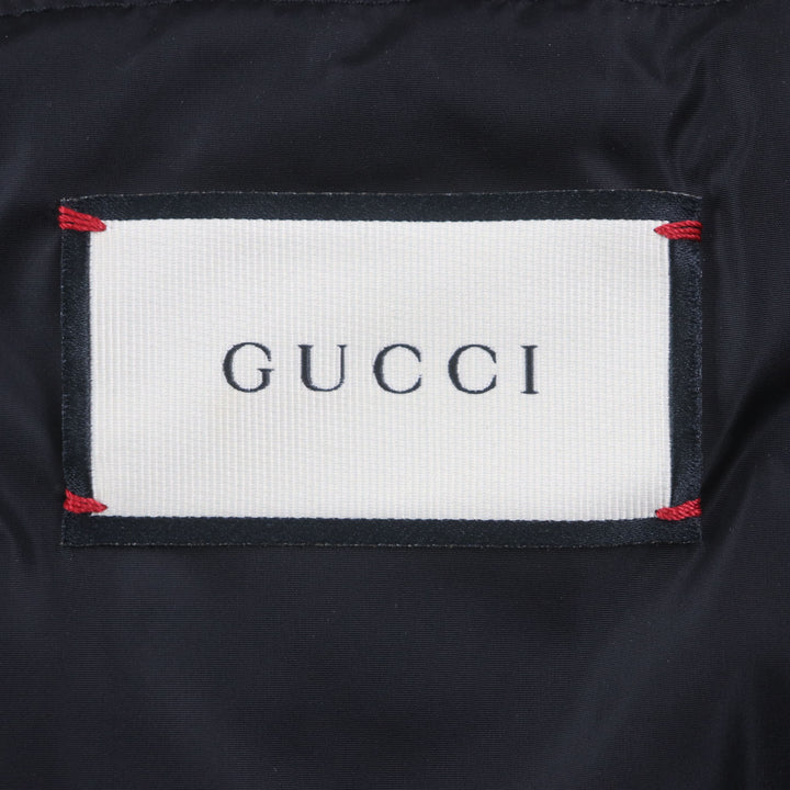 Great GUCCI mountain hoodie green bordeaux Nylon mens 46 590746