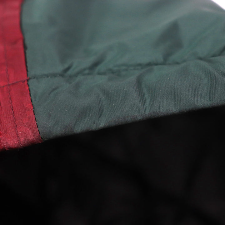 Great GUCCI mountain hoodie green bordeaux Nylon mens 46 590746