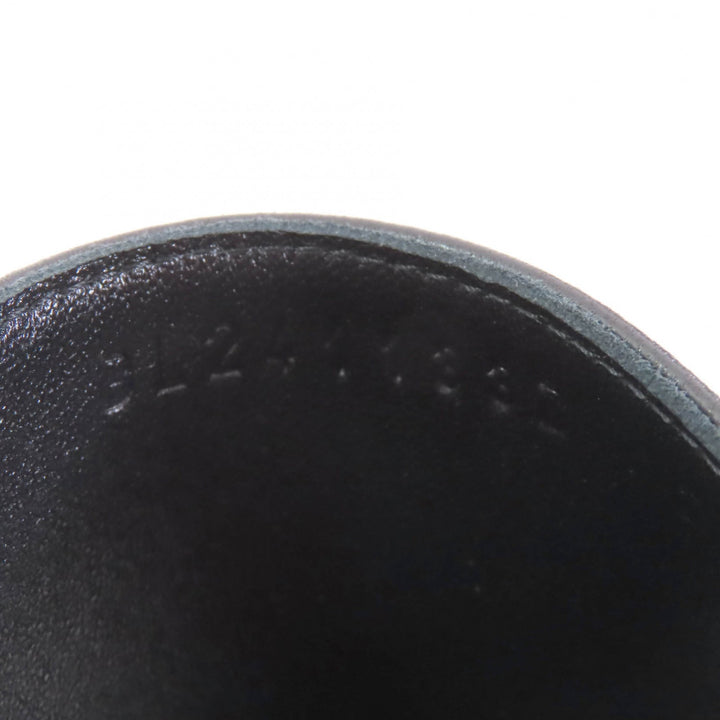 Pristine HERMES Sandals Inconnu 85 ankle strap leather black leather Women 35