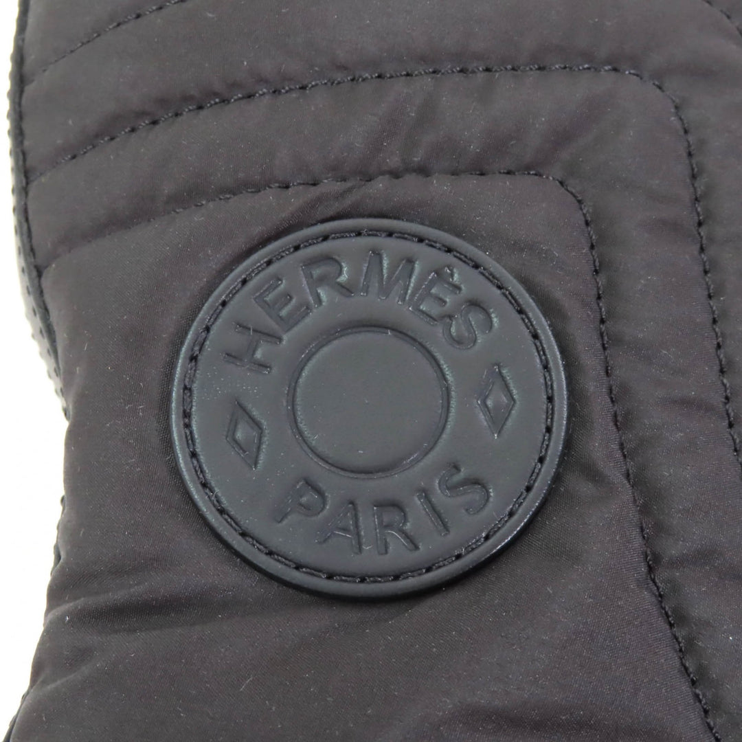 Pristine HERMES short boots fresh black Calf leather Women 37