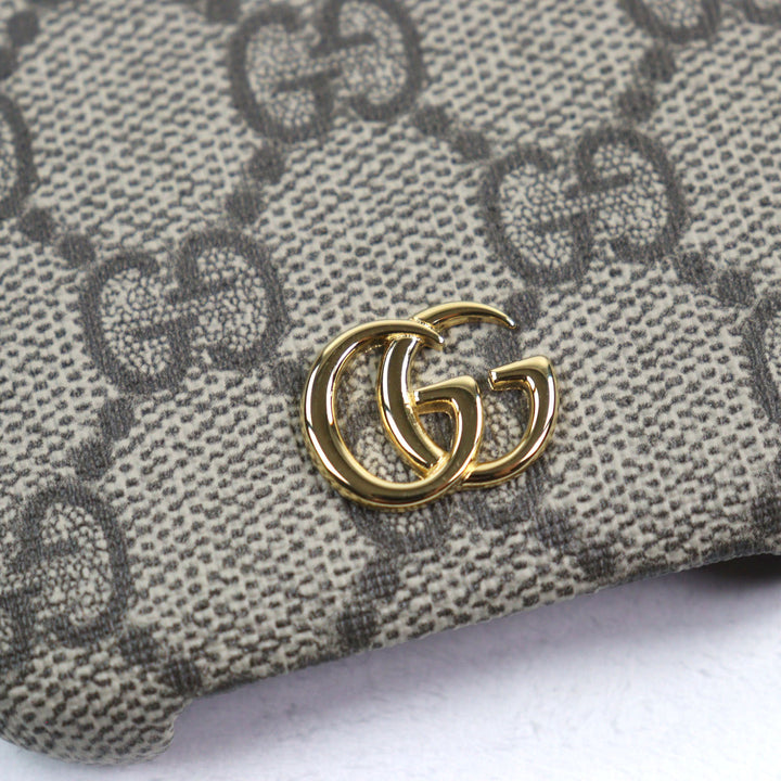 Excellent GUCCI iPhone 15 case Current Ophidia GG logo GG Supreme Canvas 763787