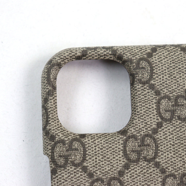 Excellent GUCCI iPhone 15 case Current Ophidia GG logo GG Supreme Canvas 763787