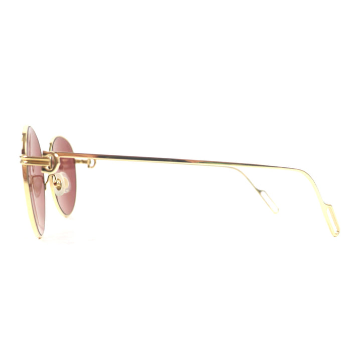 Excellent Cartier sunglasses Signature C de Cartier Boston Shape gold ー mens CT0249S 003