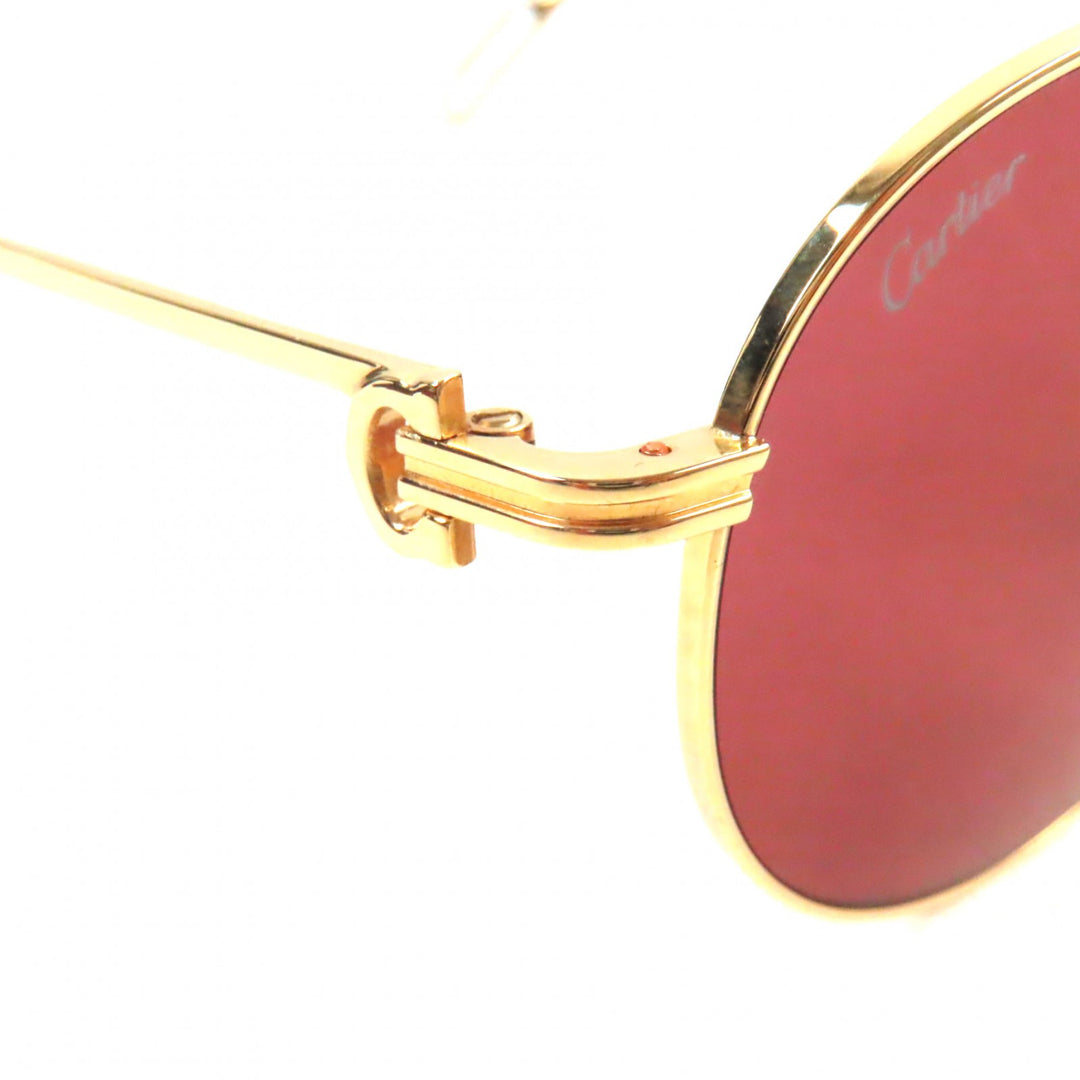 Excellent Cartier sunglasses Signature C de Cartier Boston Shape gold ー mens CT0249S 003